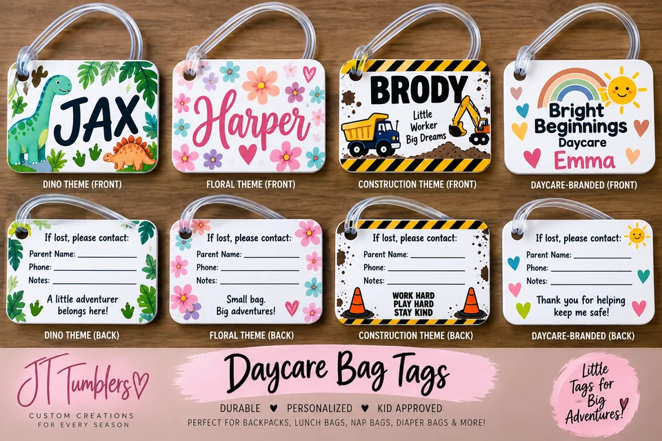 room 2 grow learning academy bag tag