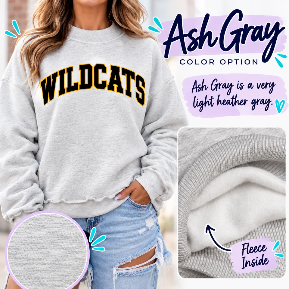 sme reversible valdosta / wildcats sweatshirt