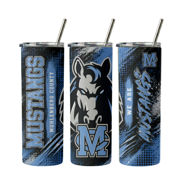 ga hs bulldogs 20 oz skinny tumbler (copy)